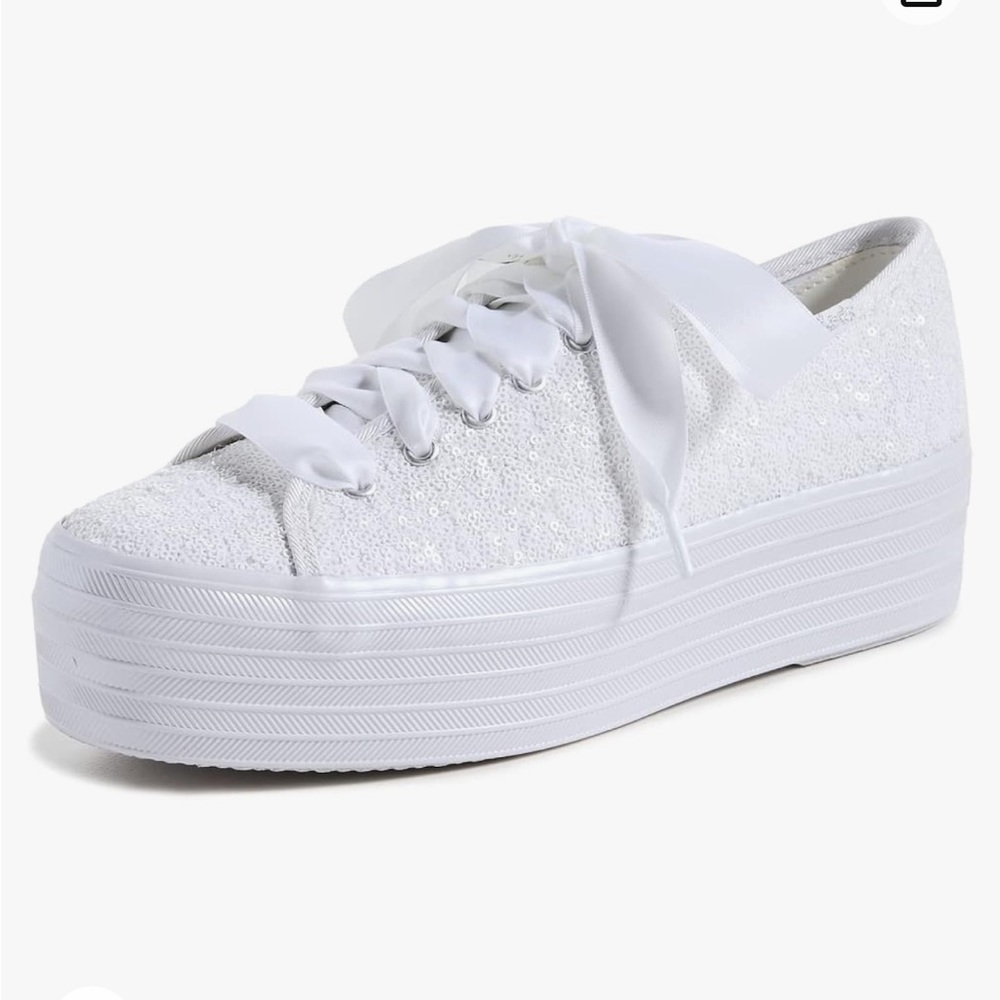 Women's Triple Up Platform Sequin Sneakers- size 8.5